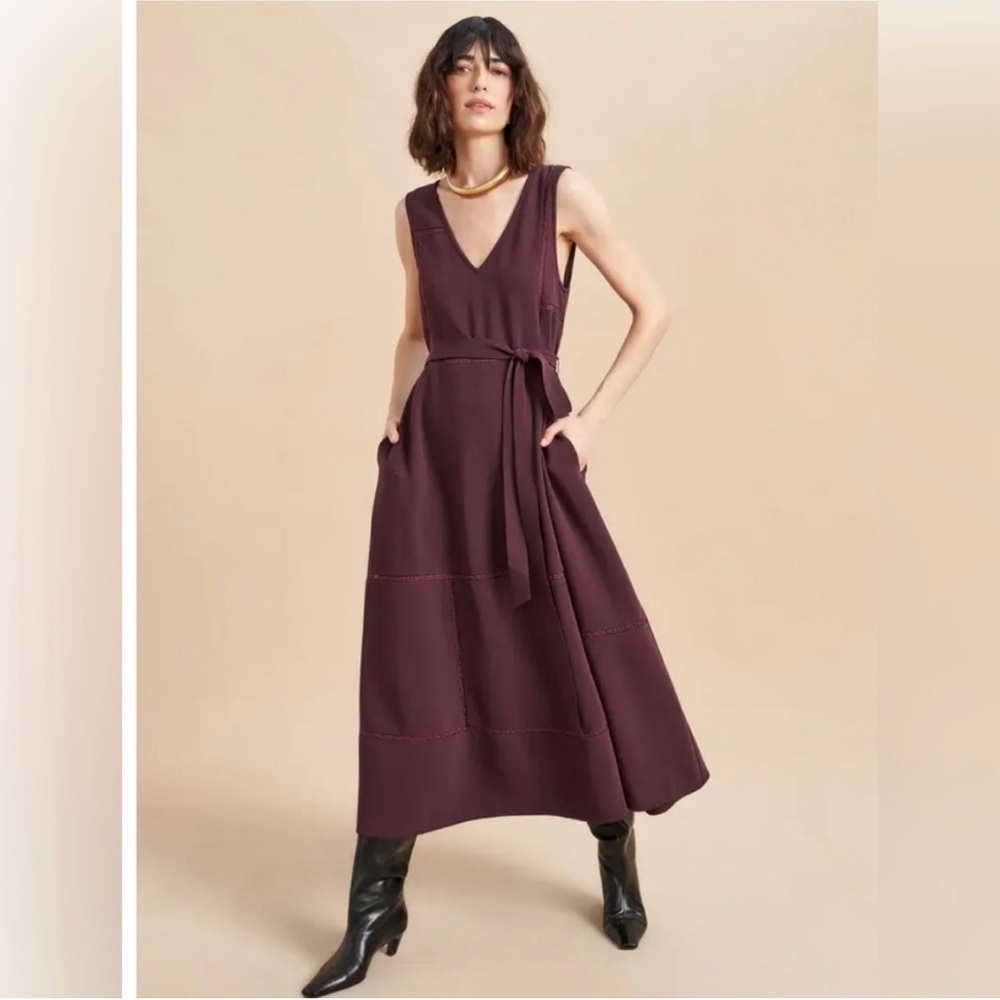 La Ligne Sleeveless Midi Dress